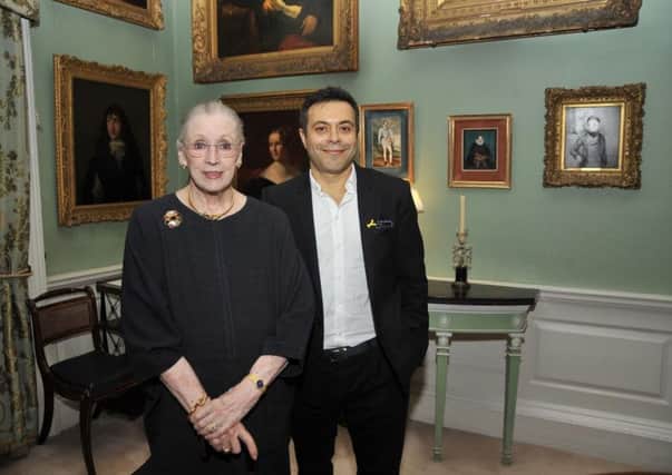 Lady Harewood, Countess Dowager of Harewood, has died. Here she is pictured with Leeds United's Andrea Radrizzani