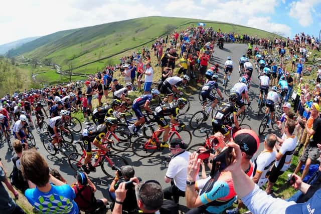 The Tour de Yorkshire passes Kettlewell on Sunday.