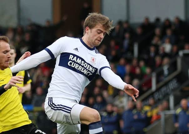 GREAT LEVELLER: Middlesbrough's Patrick Bamford. Picture: Nigel French/PA