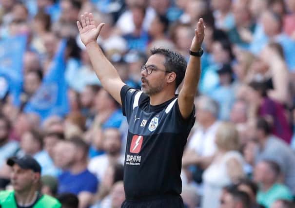 Huddersfield Town manager David Wagner gestures on the touchline during the Premier League match at Manchester City (Picture: Martin Rickett/PA Wire).
