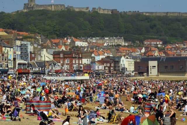 Crowds flocked to Scarborough on the May Day bank holiday.