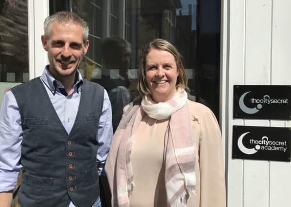 Chris Lees and Sophie Hazell, founders of Work Meet Play in Richmond, North Yorkshire