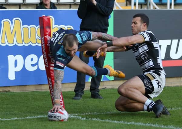 Featherstone Rovers' Luke Briscoe equals the world record.