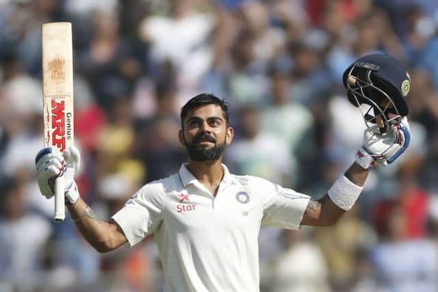 STAR ATTRACTION: Indian cricket captain Virat Kohli will play against Yorkshire at Scarborough with Surrey. Picture: AP/Rafiq Maqbool