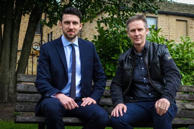 (Left to right) Gavin Howarth, MD of Howarths People & Safety Management, and Phil Constantine, operations director at Vickers Laboratories.