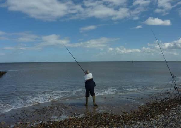 Stewart Calligan's day of beach fishing at Hornsea Mere