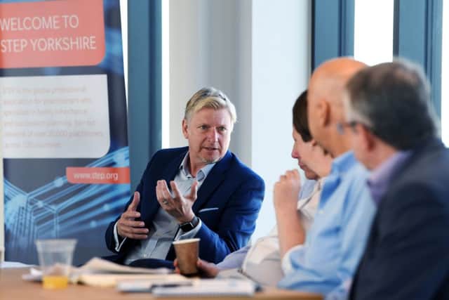 Collaborative Professionals Network at Platform in Leeds.
David Colgrave (Axon Moore) speaks.
Picture Jonathan Gawthorpe
15th May 2018.
