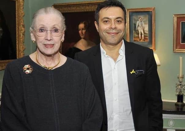The Dowager Countess of Harewood, pictured here with Leeds United owner Andrea Radrizzani, has died at the age of 91.