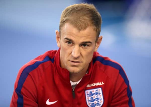 England's Joe Hart: World Cup dreams appear to have gone up in smoke.