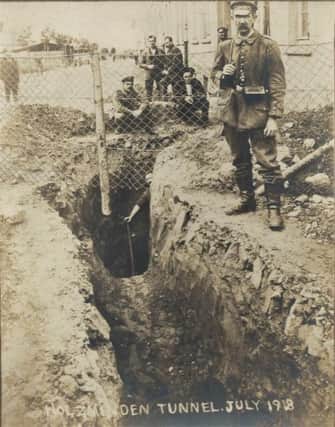 Lt Horace Caunt wrote of a daring escape from the German prisoner of war camp at Holzminden, through a tunnel which his captors later excavated.