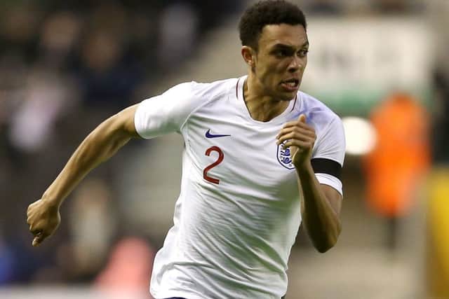 Surprise call-up: Trent Alexander-Arnold. (Picture: Nigel French/PA Wire)