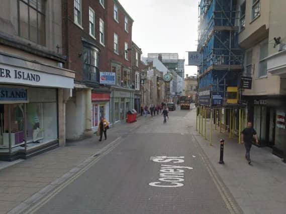Coney Street, York. There is no suggestion that anyone pictured above was involved in the incident reported. Pic: Google.