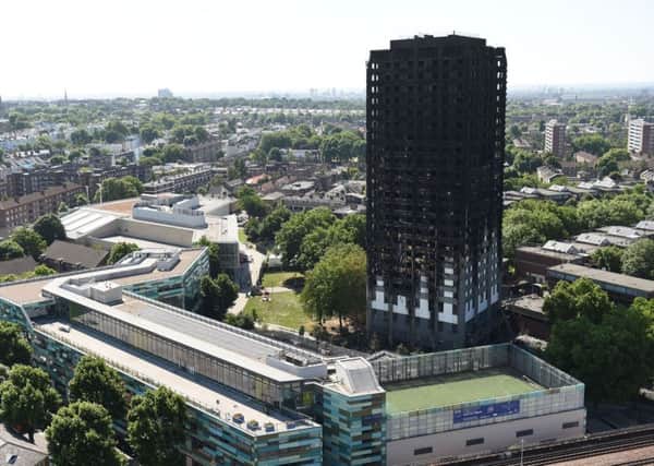 The Grenfell Tower tragedy took place last June.