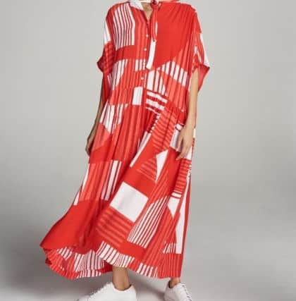 Kin by John Lewis Laura Slater Limited Edition Spaced Print Dress in Red, Â£89 at John Lewis.