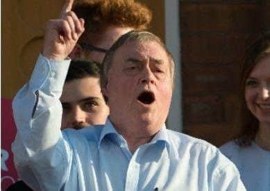 Lord Prescott campaigning in Yorkshire