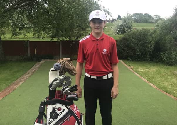 Doncaster's Josh Berry in his England Golf shirt.