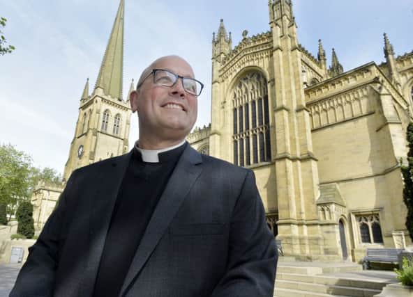 The Rev Canon Simon Cowling at Wakefield Cathedral