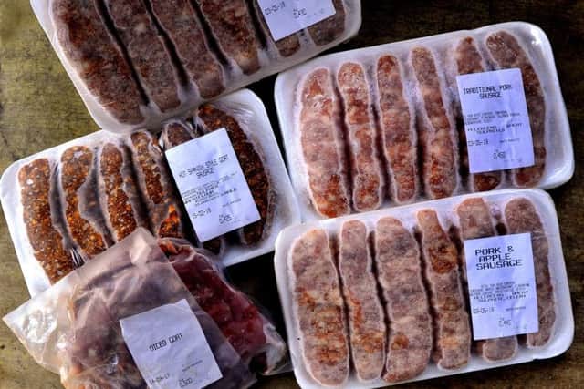Some of the meat products made by Barton Farm Products.