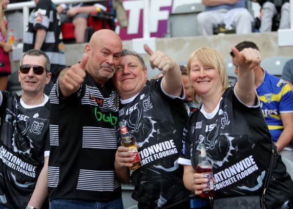Hull FC fans during the Betfred Super League, Magic Weekend.