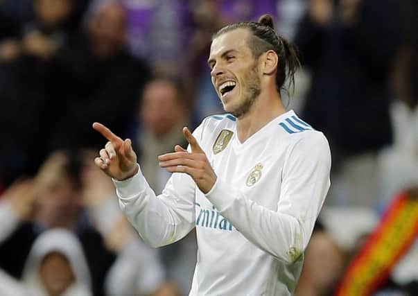 Key man: Real Madrid's Gareth Bale.