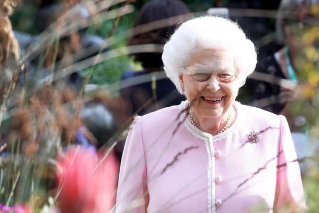 The Queen visits the Yorkshire garden