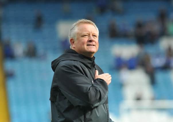 DEAL DONE: Sheffield United manager Chris Wilder. Picture: Joe Perch/Sportimage