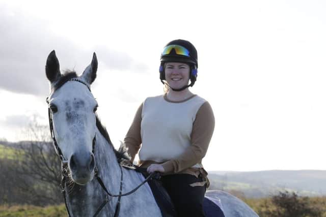Gemma Hogg has devoted her life to working with racehorses. (Louise Pollard).