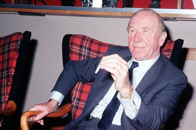 Manchester Uniteds manager Sir Matt Busby, who defied the Football League by accepting an invitation for his champions to play European football (Picture: PA/PA Wire).