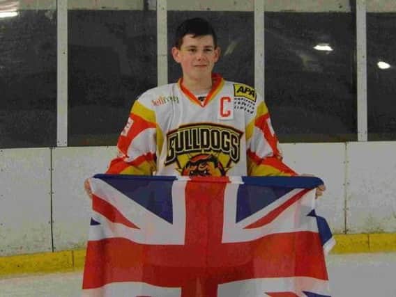 ONE FOR THE FUTURE: Bradford-born defenceman, Jordan Griffin, has been taken on via Sheffield Steelers' apprentice scheme. Picture submitted Sheffield Steelers.