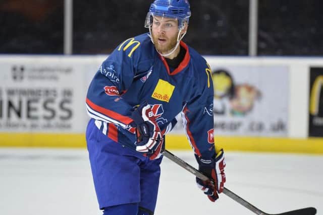 Sheffield Steelers and GB defenceman, Ben O'Connor. Picture: Dean Woolley.