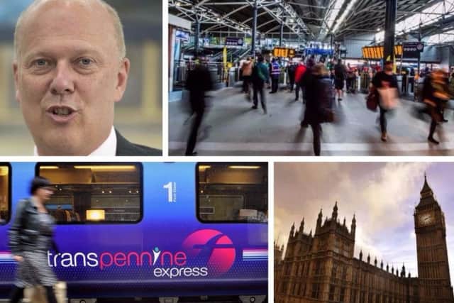 Transport Secretary Chris Grayling was described as being "less than candid" in his announcements about rail electrification
