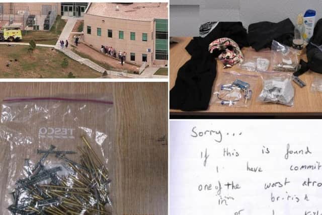 The boys planned a school massacre like the one in Columbine, US in 1999. Evidence photos: North Yorkshire Police