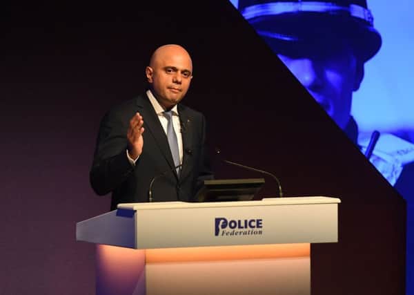 Home Secretary Sajid Javid addressed the Police Federation conference this week.