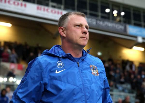 Mark Robins: Former Rotherham, Barnsley and Huddersfield manager now in charge of play-off finalists Coventry City.