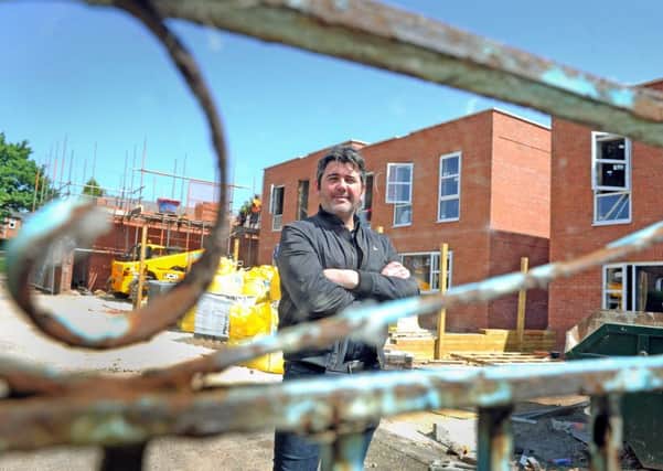 Andy Lock, Head of Operations for England for the Coalfields Regeneration Trust, at its residential development by the Dearne Playhouse in Goldthorpe. Picture Tony Johnson.