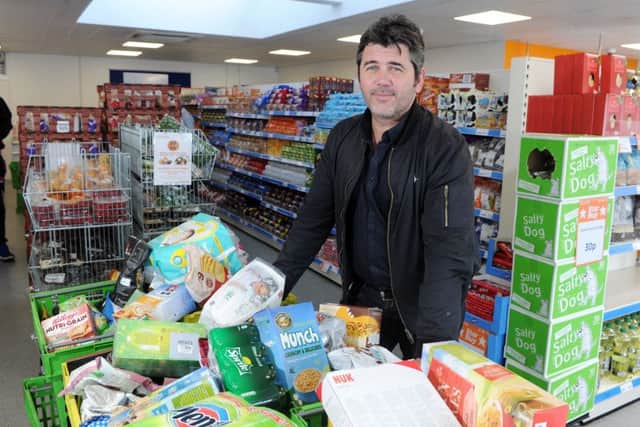 Andy Lock, Head of Operations for England for The Coalfields Regeneration Trust in the Community Shop in Athersley, Barnsley. Picture Tony Johnson.