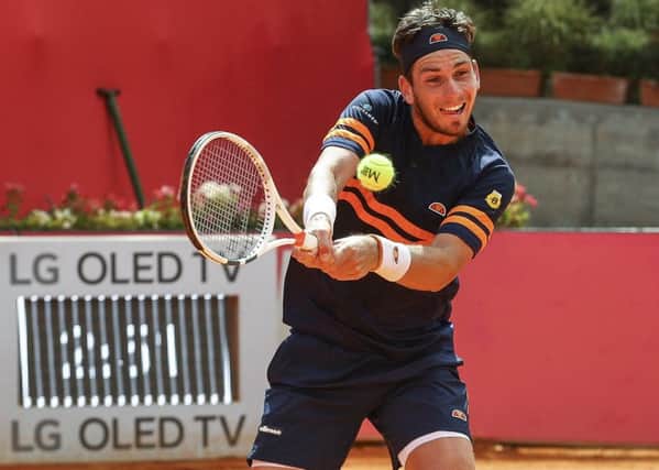 Cameron Norrie : In control when opponent retired. Picture: Carlos Rodrigues/Getty Images