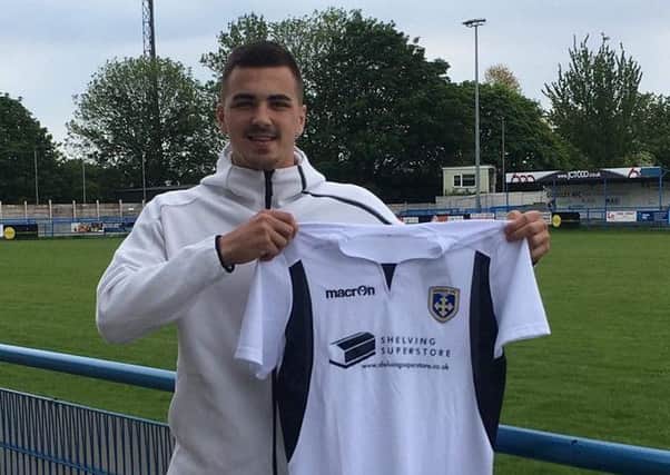 Guiseley's 'new' recruit, Will Thornton. PIC: Guiseley AFC
