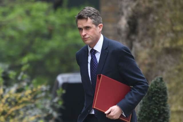 Secretary of State for Defence, Gavin Williamson. Photo credit should read: Stefan Rousseau/PA Wire