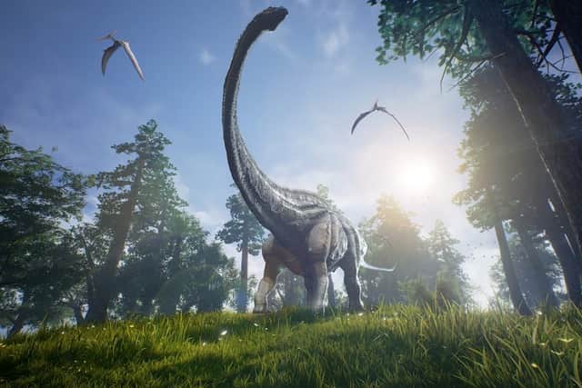 Brachiosaurus and Diplodocus are well-known types of Sauropod - one of the UK's most common dinosaurs (Photo: Shutterstock)